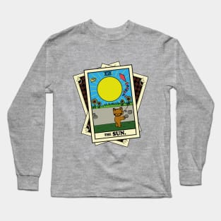 TAROT CARDS DECK | THE SUN. | FORTUNE CAT Long Sleeve T-Shirt